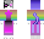 rainbow cyborg cat