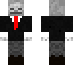 skeleton in suit