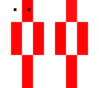 white and red