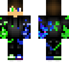 blue and green fire
