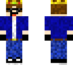 blue guy wearing glasses