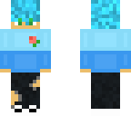 blue hair