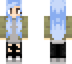 blue hair girl