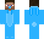 steve blue bunny costume