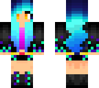 blue fire hair