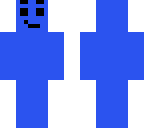 blue man