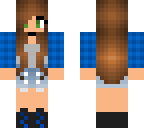 blue shirt girl woman thing