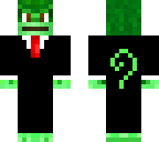 green monkey in suit