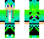 neon fire panda boy