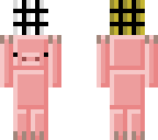 pig carrying rubik's cube