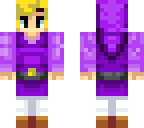 purple toon link steve edition