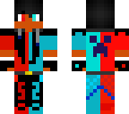 red and blue