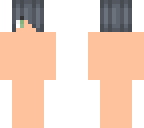black and white haired pigtails