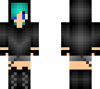 black hoodie girl