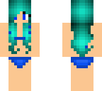 blue bikini girl