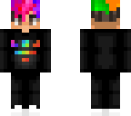 rainbow hair boy