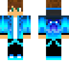 cool blue fire boy