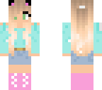 girl with pink boots and headphones