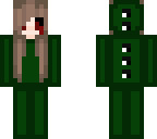 tumblr blood eyed green dino girl