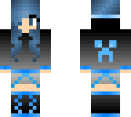 blue creeper girl