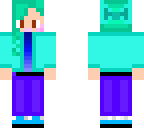 blue girl
