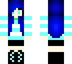blue cute girl