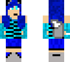 blue wolf girl
