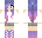 galaxy hair girl