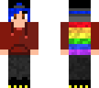 rainbow cape boy