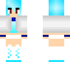 blue outfit