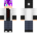 purple haired neko
