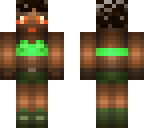 black girl green outfit