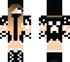 herobrine girl with white lightning