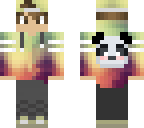 sunset boy panda