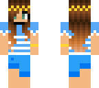 blue beach girl