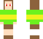 chara as a skeleton 