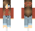 dark red aesthetic girl
