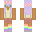 pastel rainbow girl