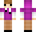 purlple pixelated guy