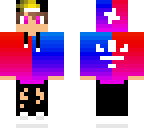 van red and blue