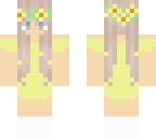 yellow flower girl