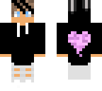 cute bunny guy love skin