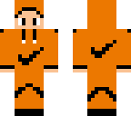 orange nike boy