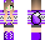 purple hot spring sweater girl