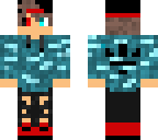 red and blue