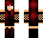 red hair silver eyes