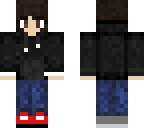 black hoodie