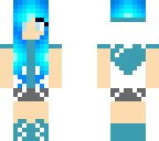 cute cyan girl by marie