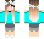 cute girl with kawaii