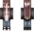 girl with brown hair